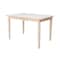 International Concepts Rectangle Table with Butterfly Extension, Unfinished, 32 in W, 48 in L, 30 in H, Wood, Unfinished K-T32X-30S - alternate 1